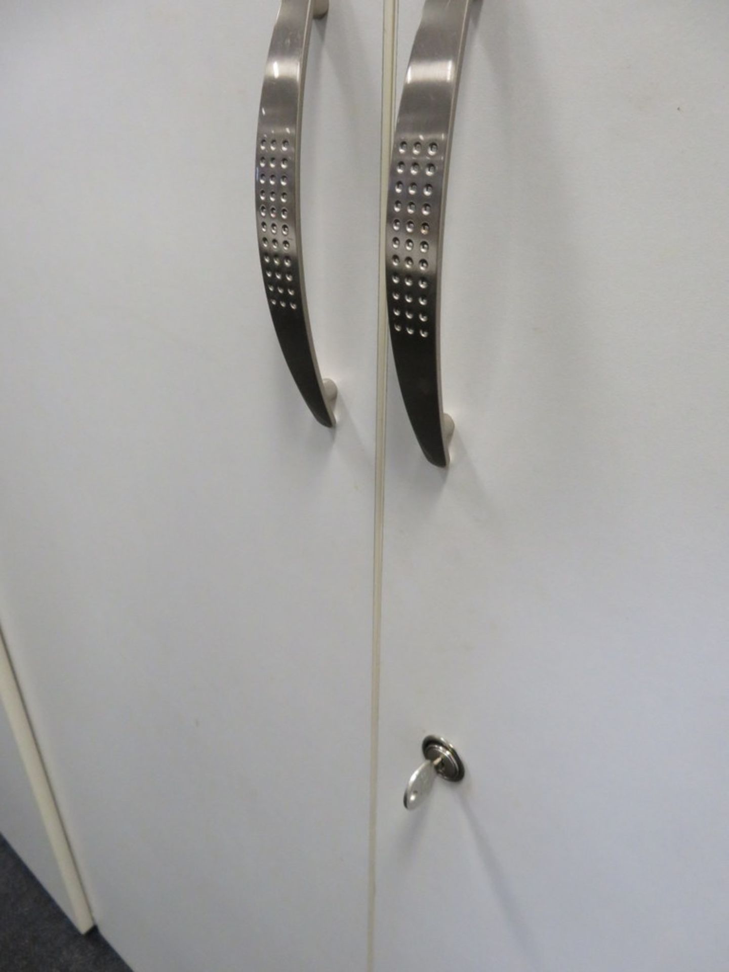 Office Storage Cupboard With Key. - Image 3 of 3