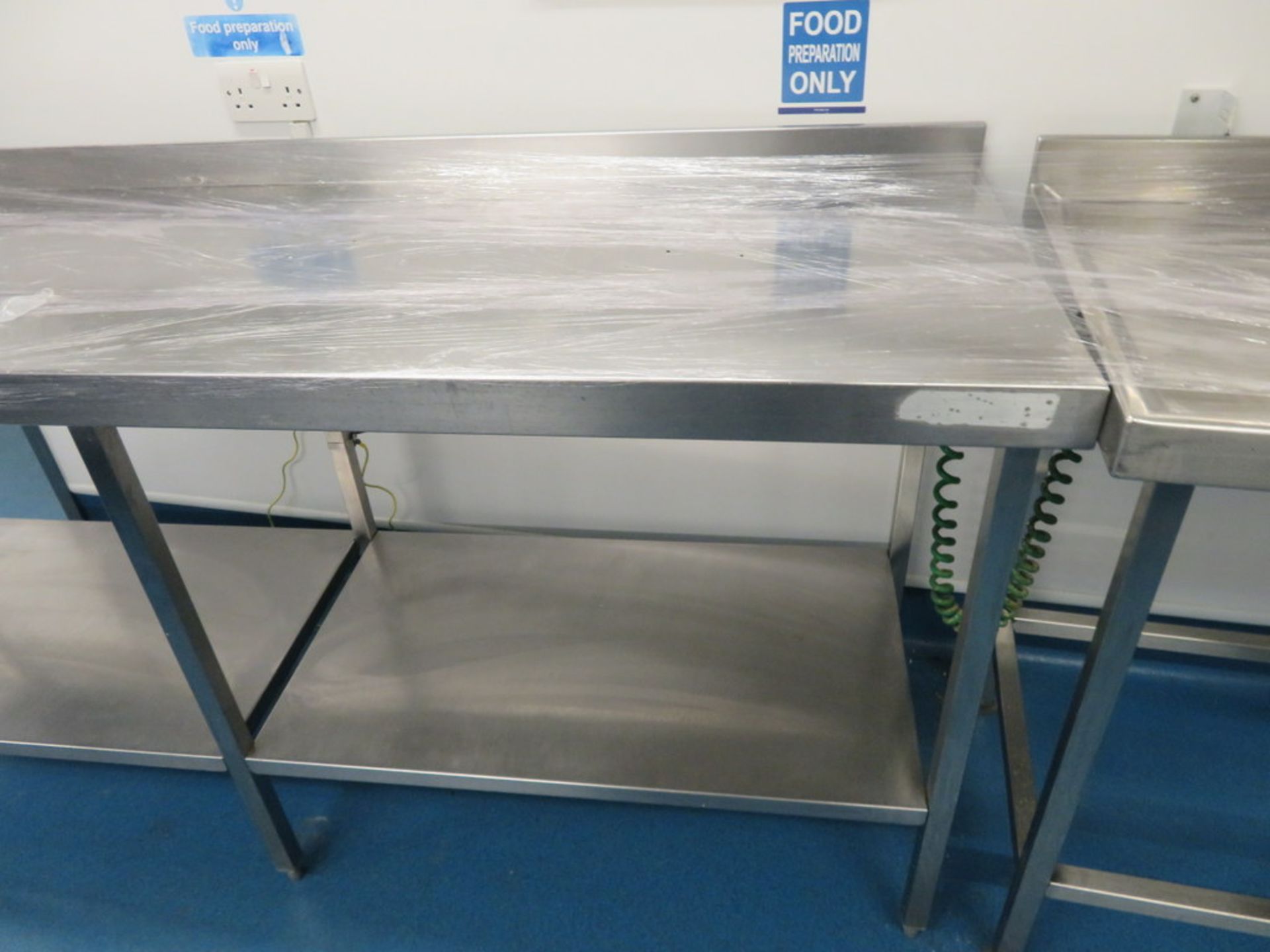 Stainless Steel Prep Table. - Image 2 of 3
