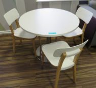 Canteen Table & 3 Chairs.