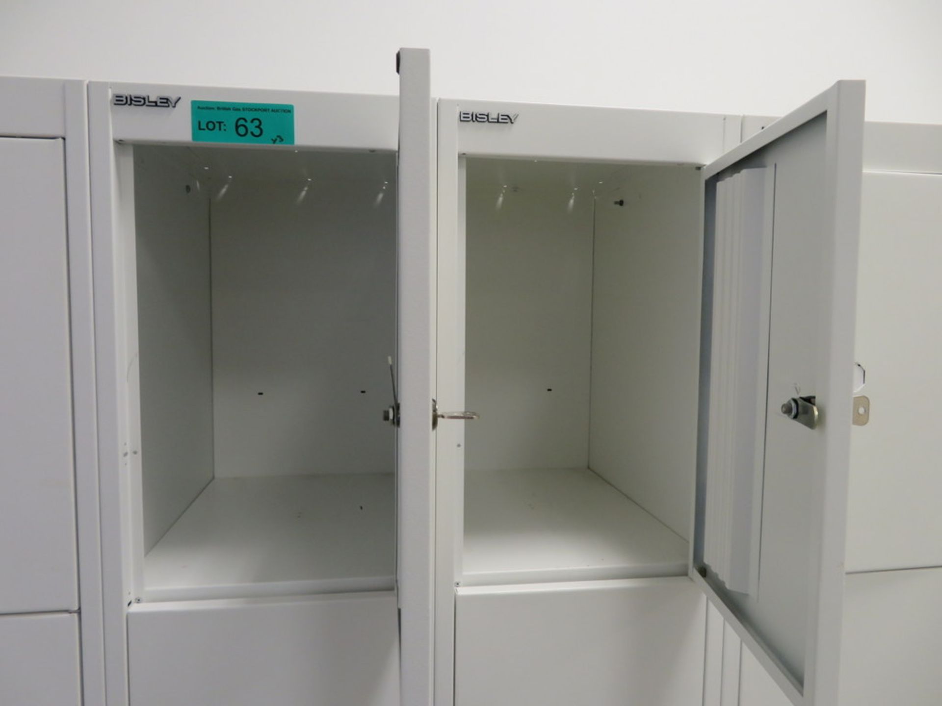 3x Bisley 4 Compartment Personnel Locker. - Image 3 of 3