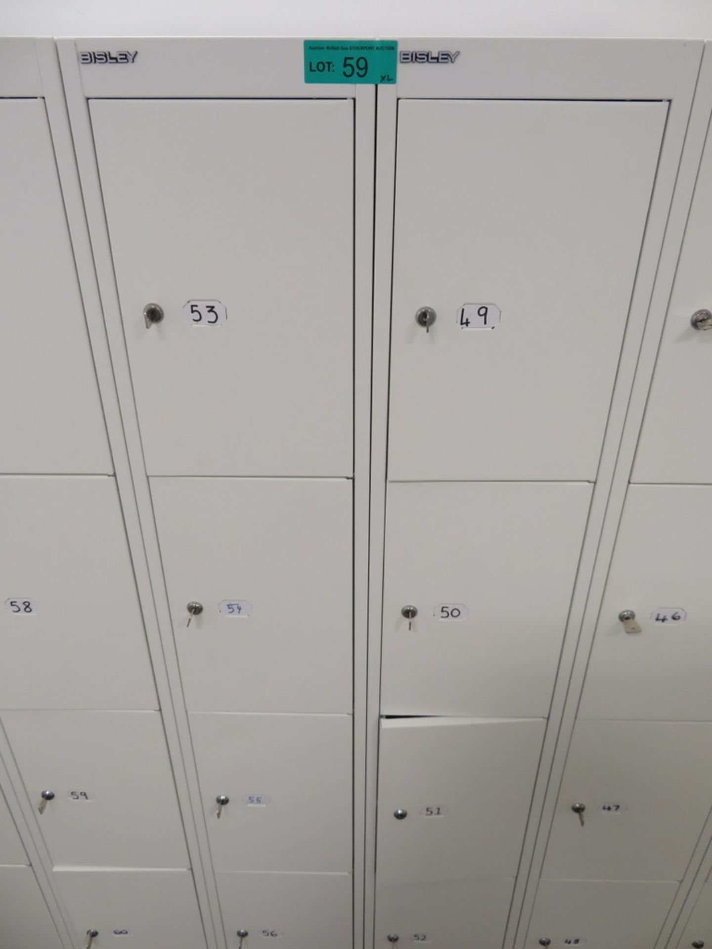 2x Bisley 4 Compartment Personnel Locker. - Image 2 of 3