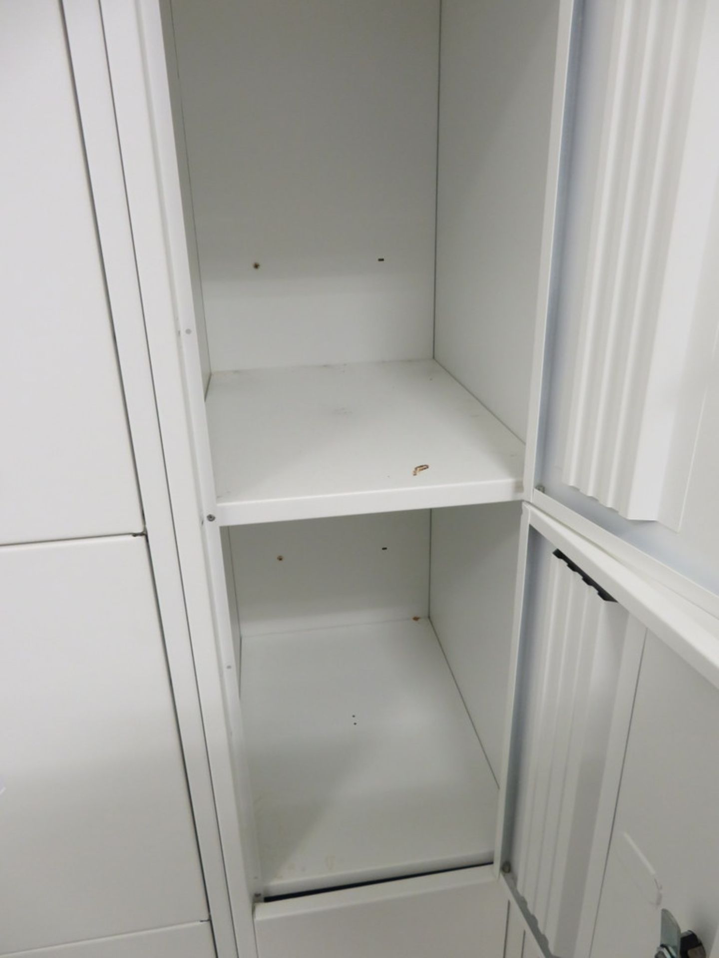 2x Bisley 4 Compartment Personnel Locker. - Image 4 of 4