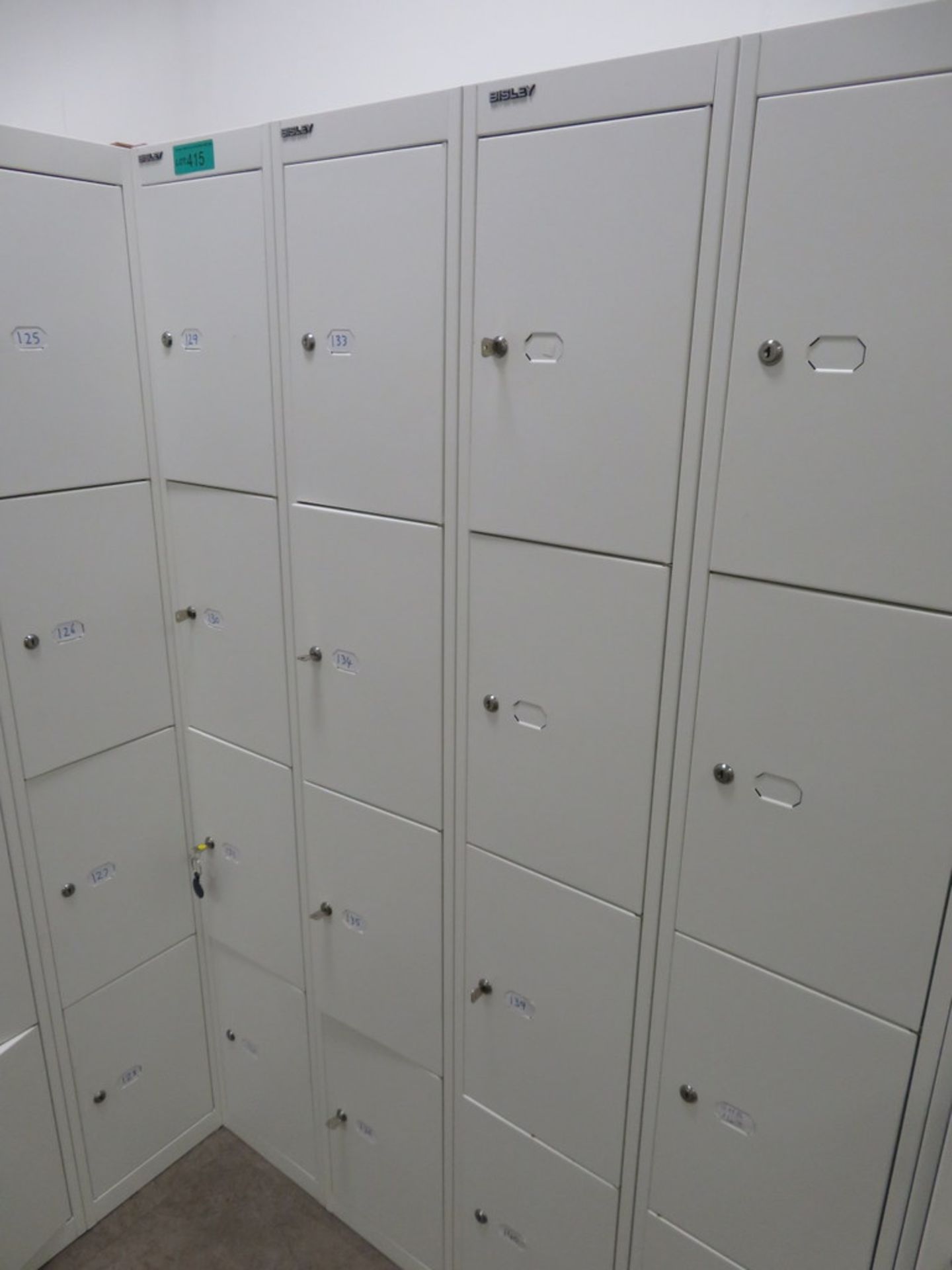 4x Bisley 4 Compartment Personnel Locker. - Image 2 of 3