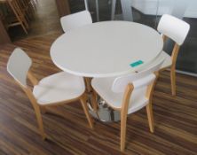 Canteen Table & 4 Chairs.