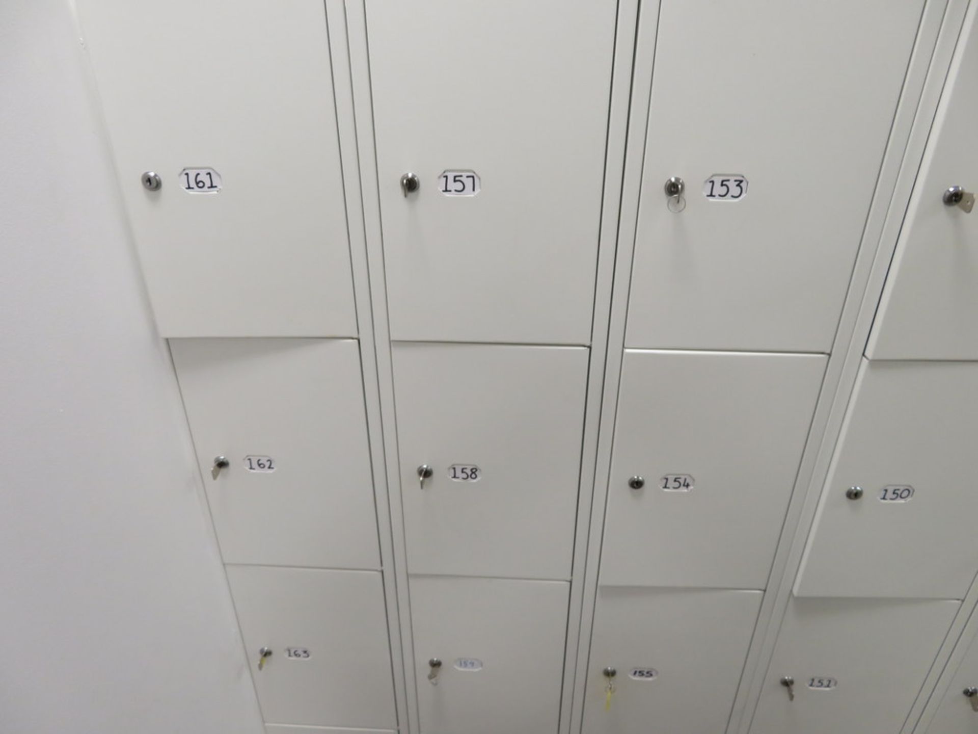 3x Bisley 4 Compartment Personnel Locker. - Image 2 of 3