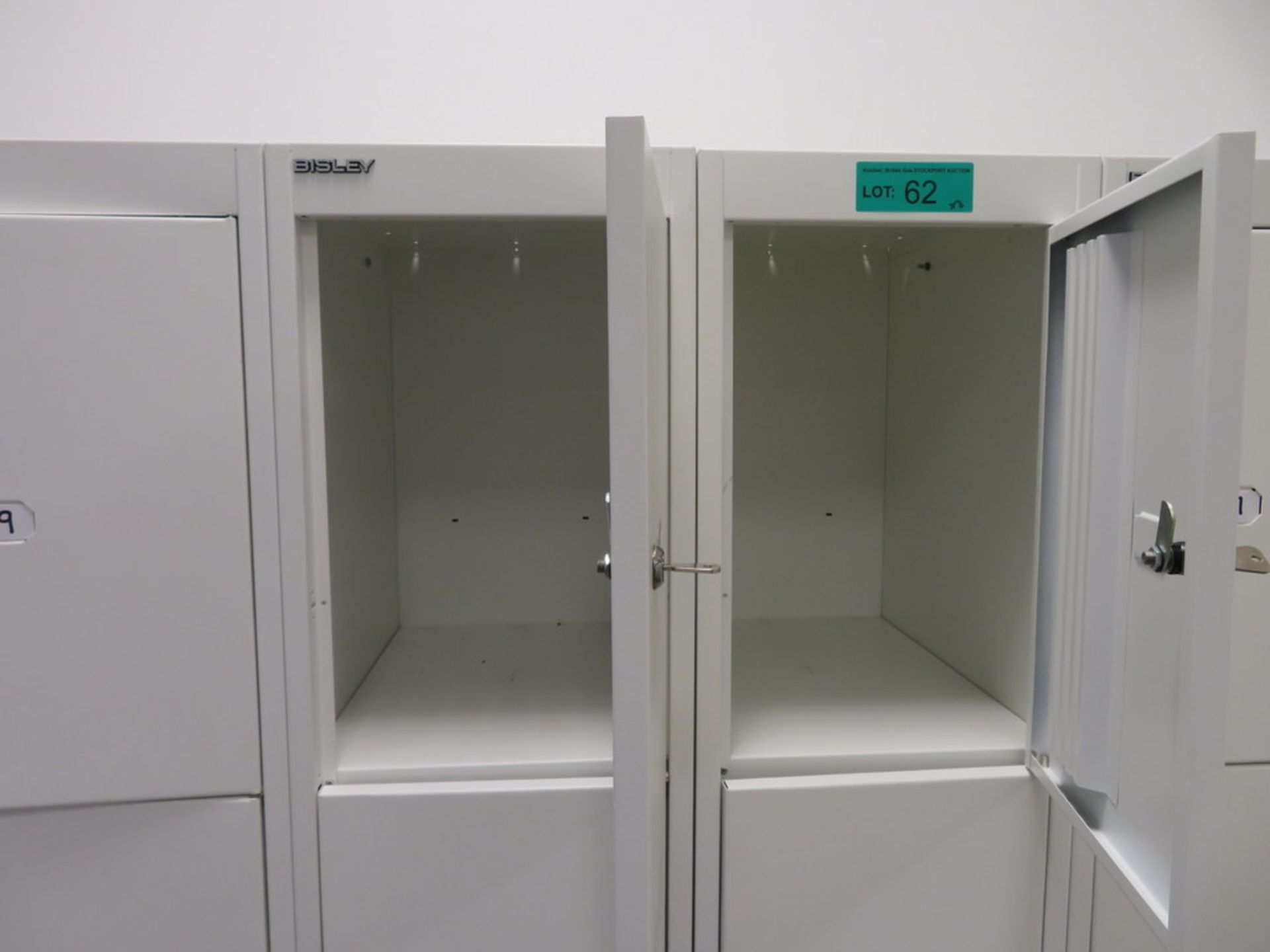 3x Bisley 4 Compartment Personnel Locker. - Image 3 of 3