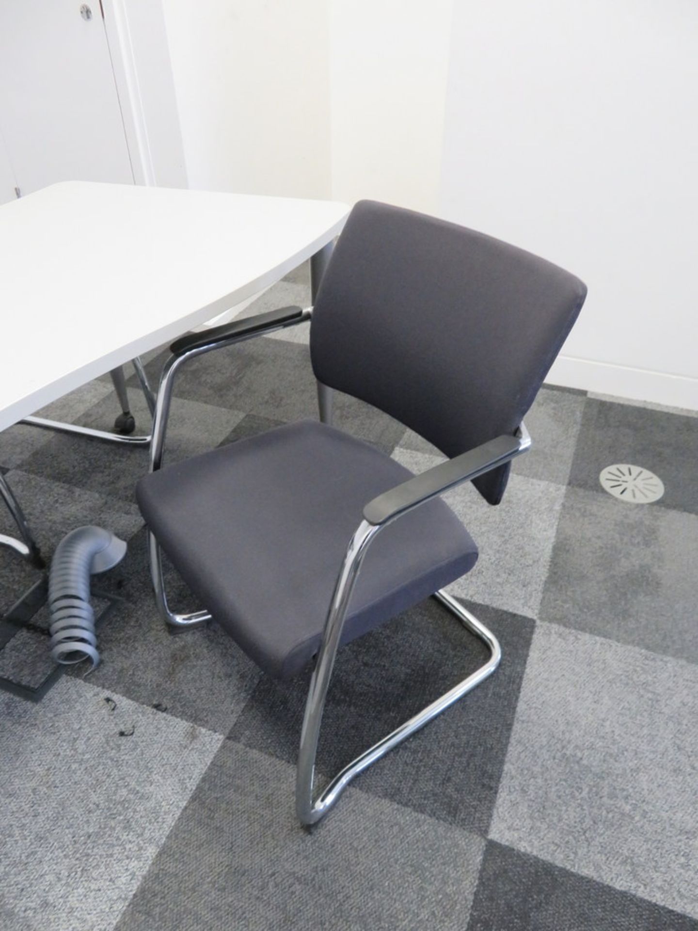 Meeting Room Table & 3 Chairs. - Image 3 of 3