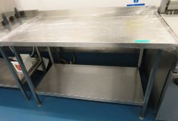 Moffat Stainless Steel Prep Table.