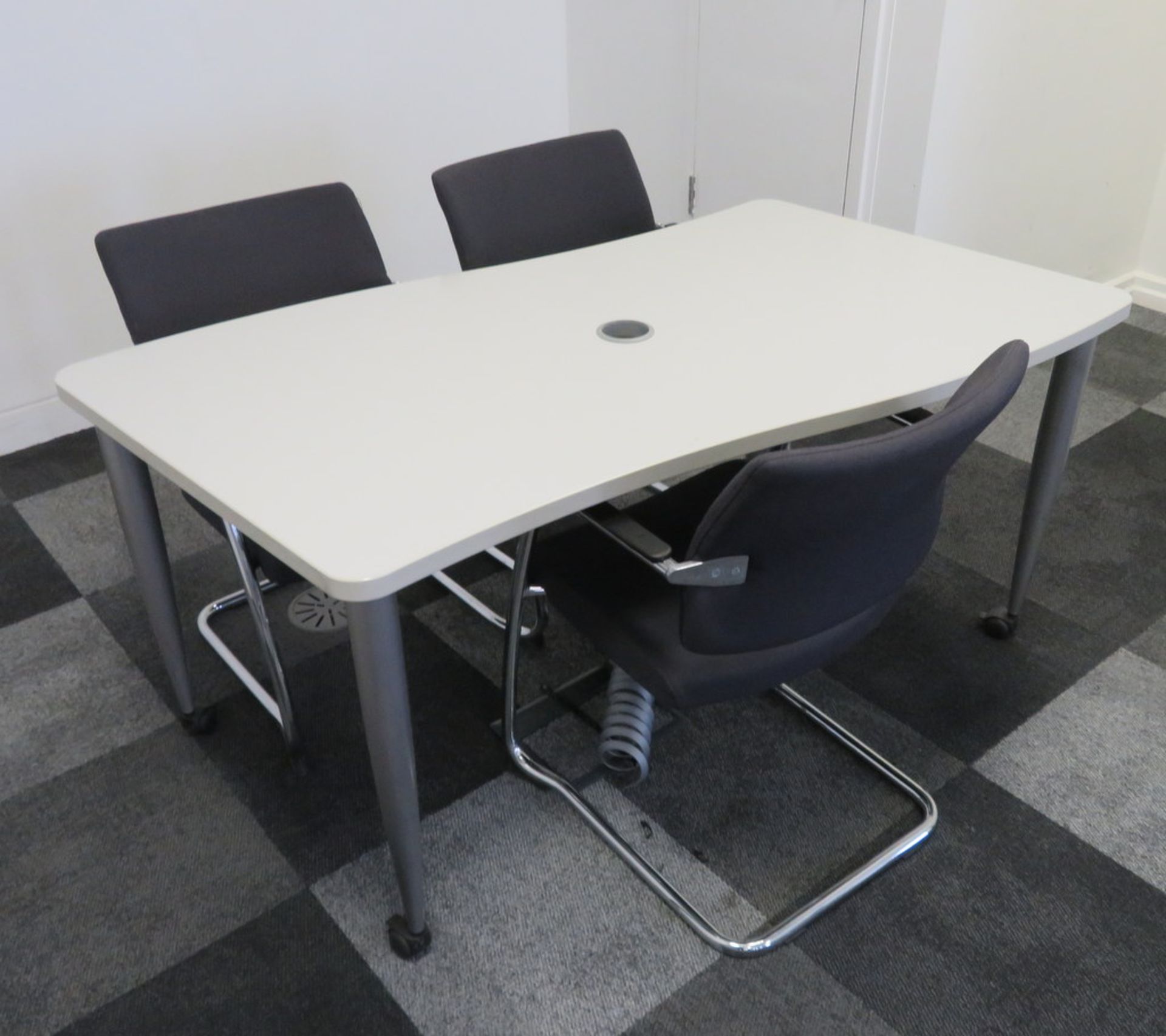 Meeting Room Table & 3 Chairs.