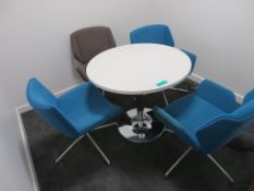 Causal Meeting Table & 4 Chairs. 900mm.