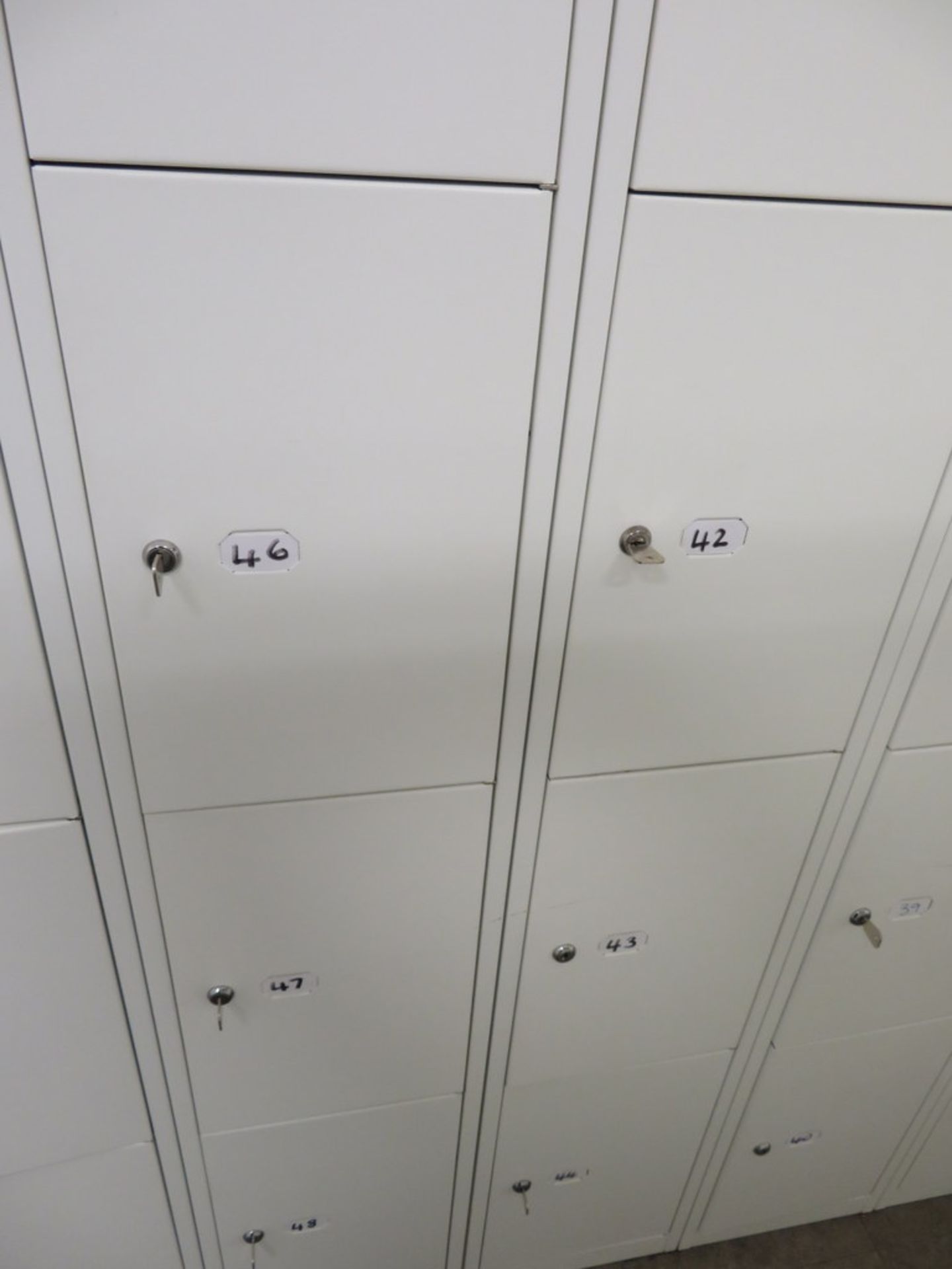 2x Bisley 4 Compartment Personnel Locker. - Image 3 of 4