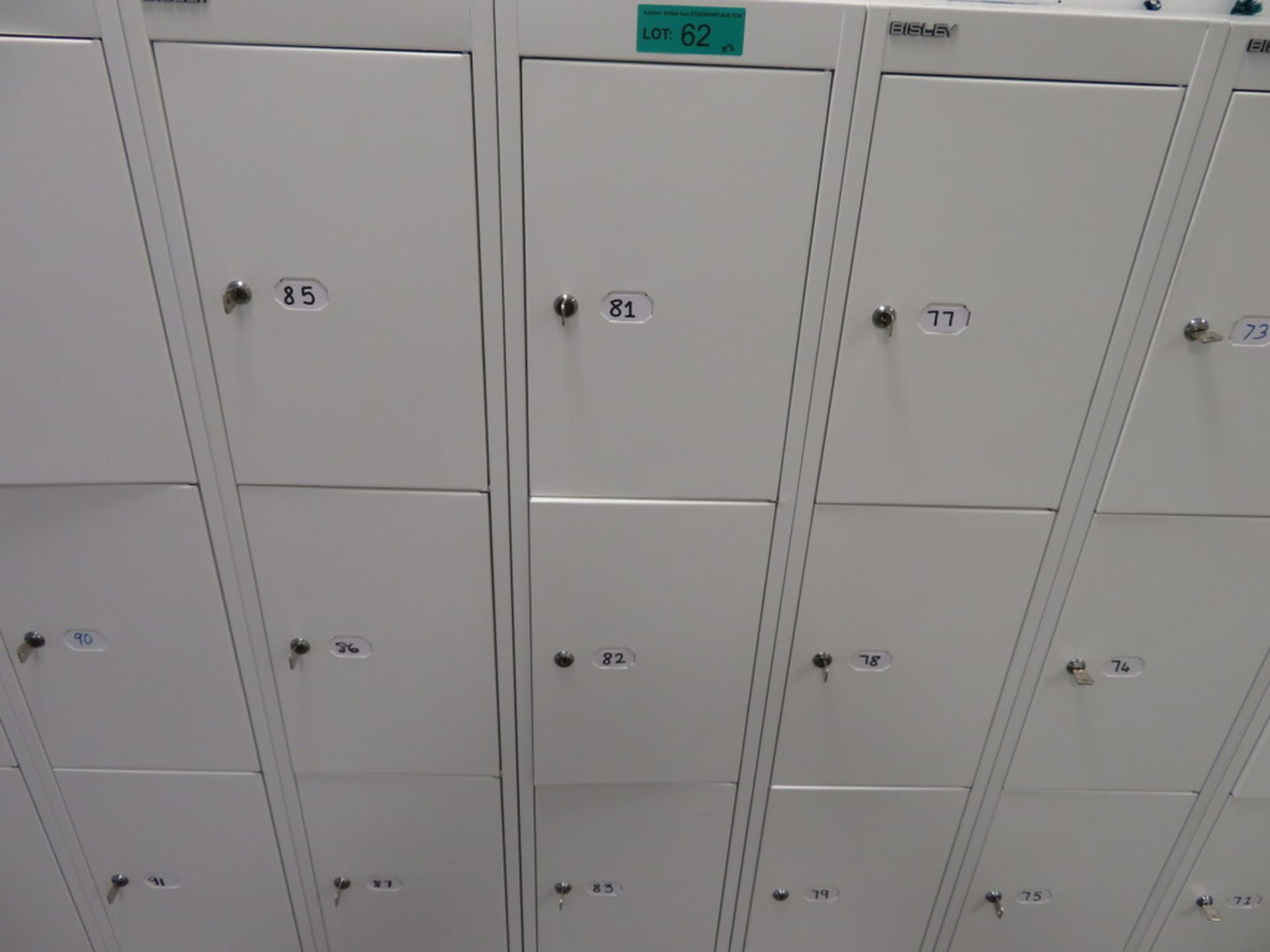 3x Bisley 4 Compartment Personnel Locker. - Image 2 of 3