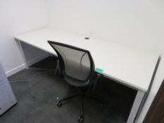 Office Desk & Humanscale Different World Office Chair.