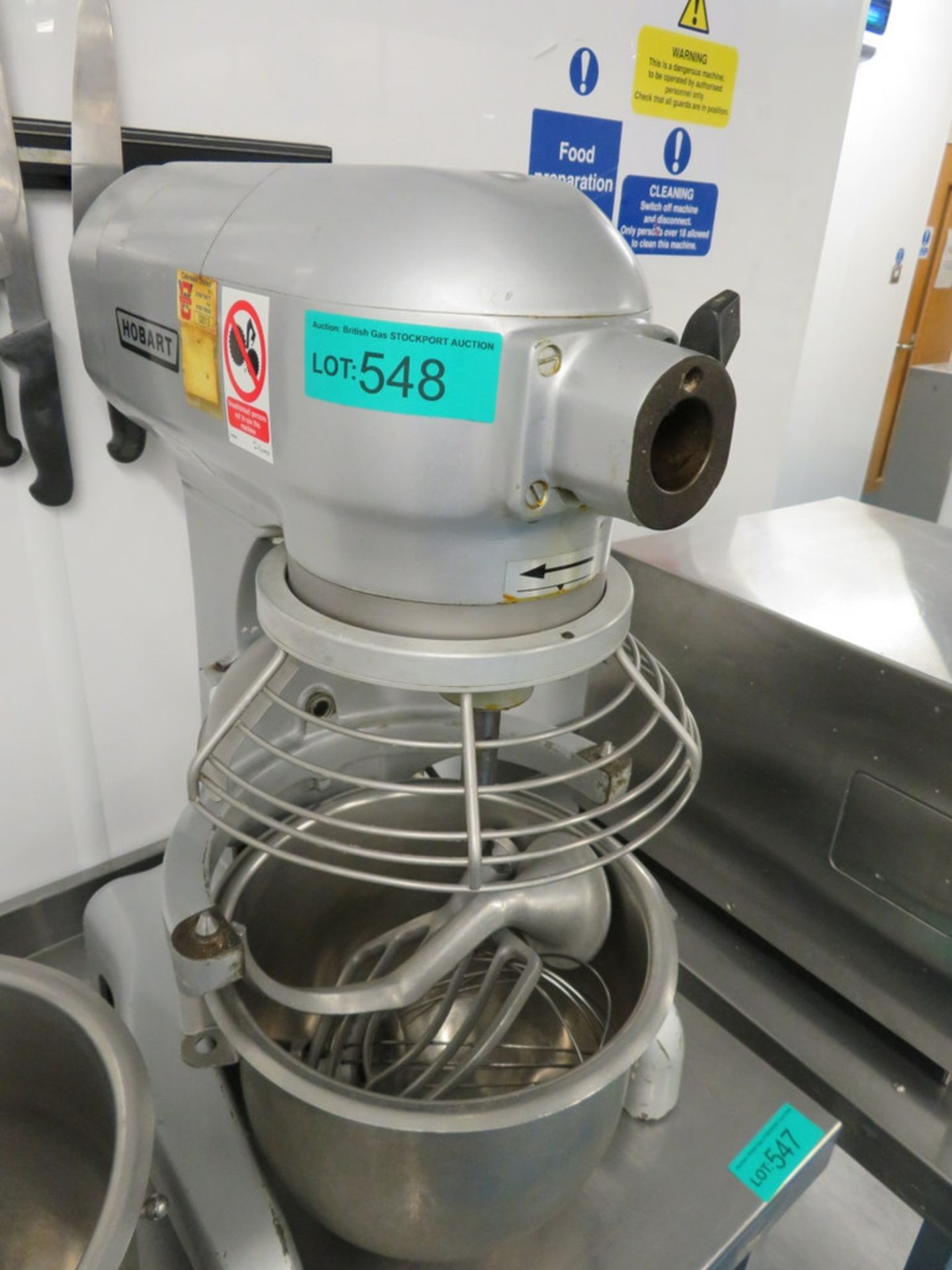 Hobart A120 Mixer With Bowls & Attachments. - Image 2 of 5