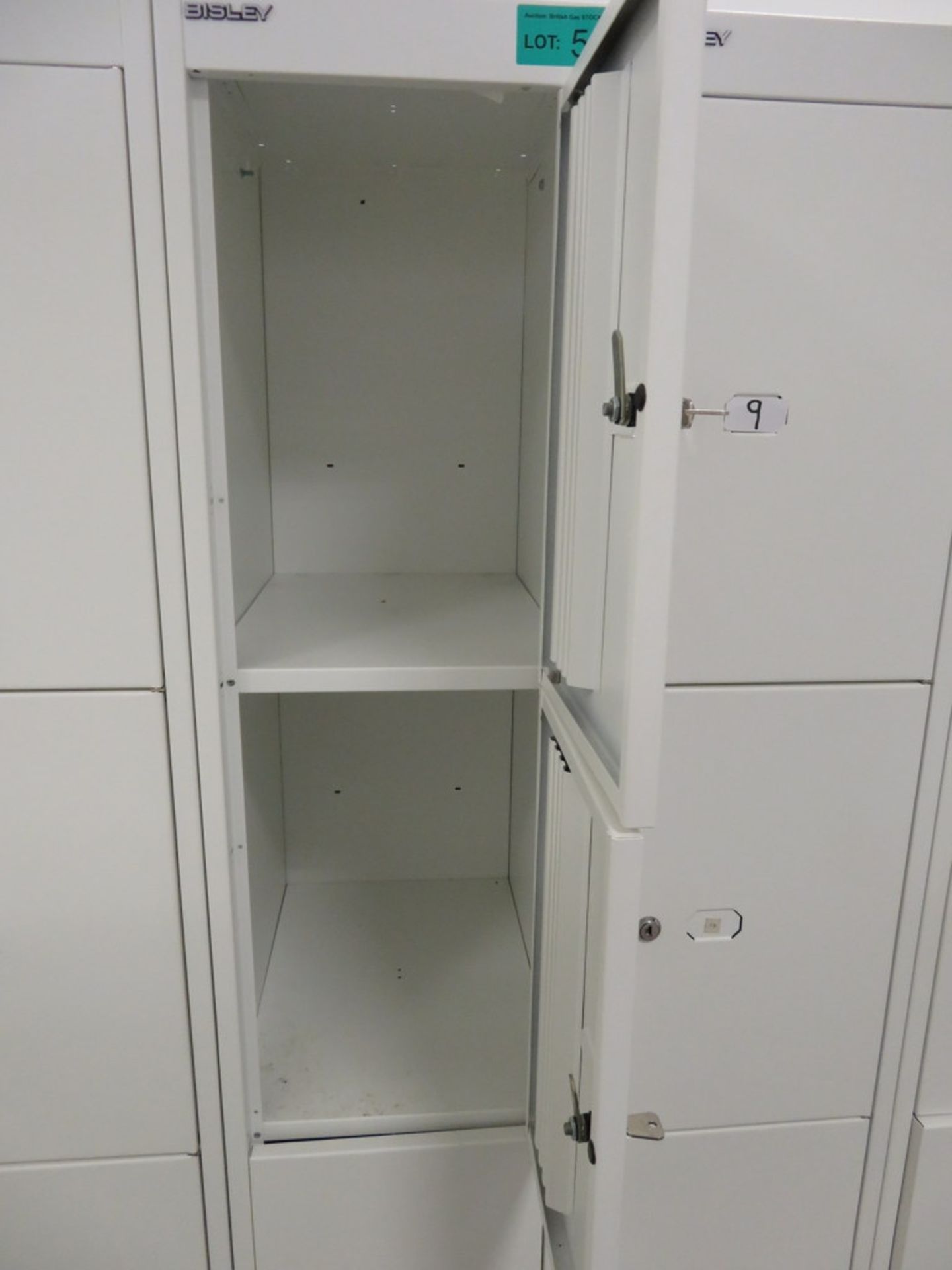 2x Bisley 4 Compartment Personnel Locker. - Image 2 of 2