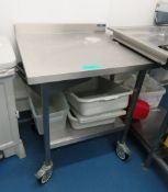 Moffat Stainless Steel Prep Table.