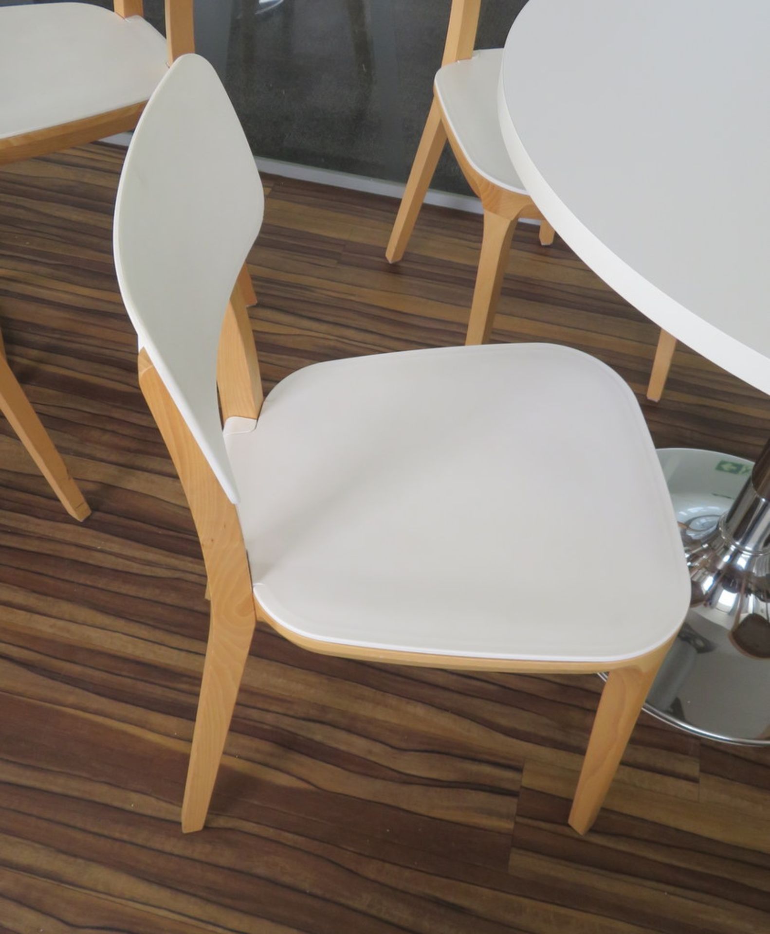 Canteen Table & 4 Chairs. - Image 3 of 3