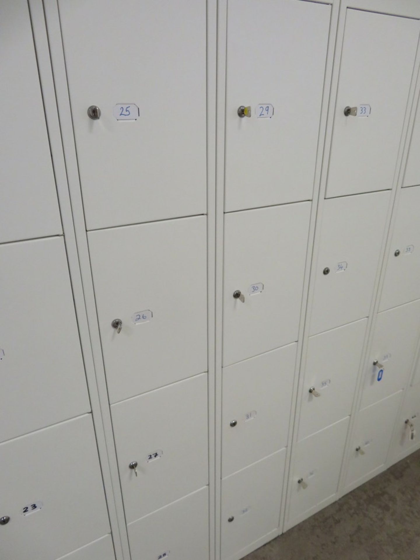 5x Bisley 4 Compartment Personnel Locker. - Image 2 of 3