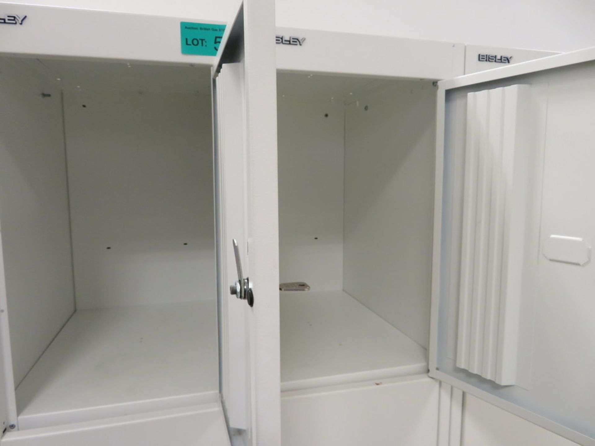 2x Bisley 4 Compartment Personnel Locker. - Image 3 of 3