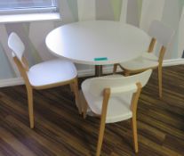 Canteen Table & 3 Chairs.