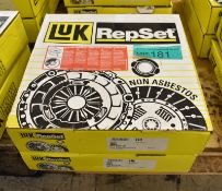 2x LUK Repset Clutch Kits - please see pictures for examples of make and model numbers