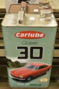 2x Carlube Classic 30 SAE 30 Motor Oil - 4.55L