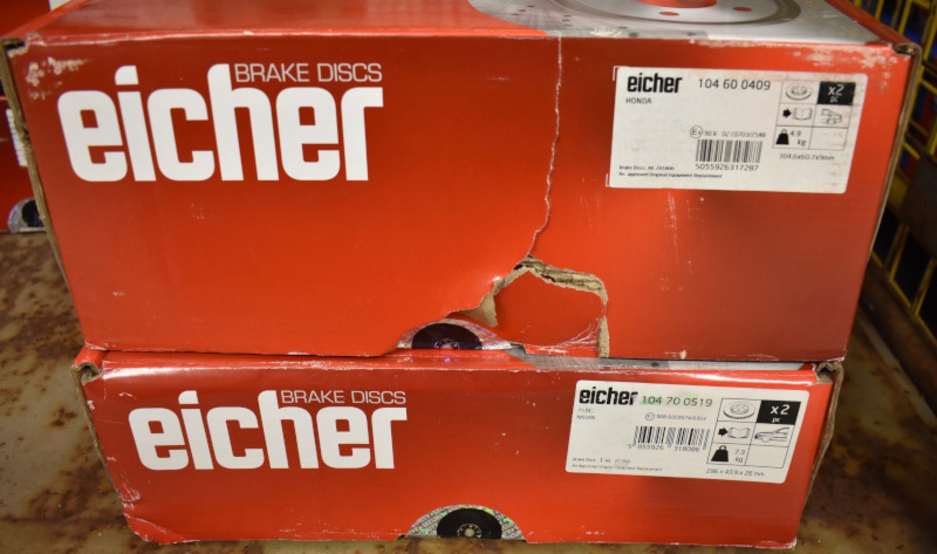 Various Brake Disc Sets - Eicher, Don - please see pictures for examples of make and model - Image 9 of 9