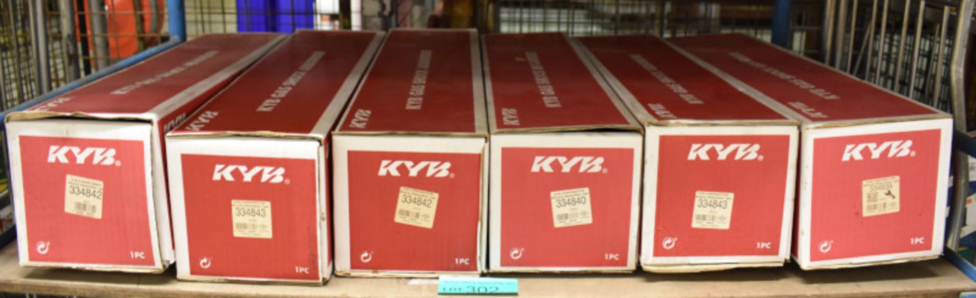 6x KYB Gas Shock Absorbers - please see pictures for examples of make and model numbers