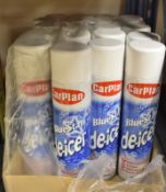 20x Carplan BlueStar De-Icer - 600ml spray cans