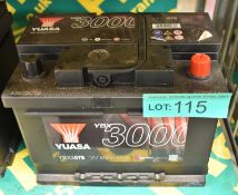 Yuasa YBX3075 12v 60Ah 550A Battery