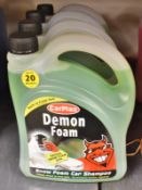 4x Carplan Demon Foam Snow Foam Car Shampoo - 2L