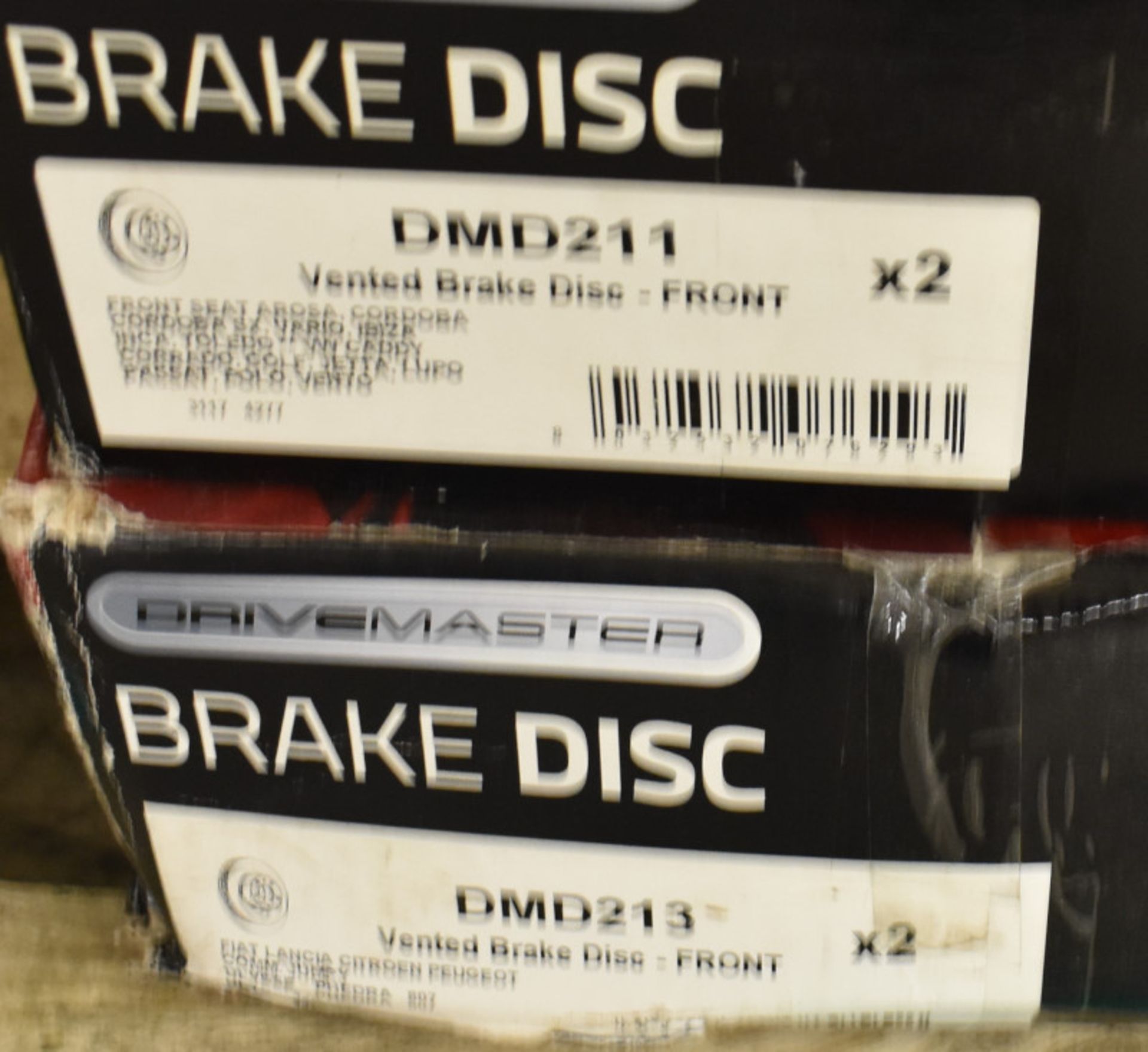 5x Brake Disc Sets - please see pictures for examples of make and model numbers - Image 2 of 4