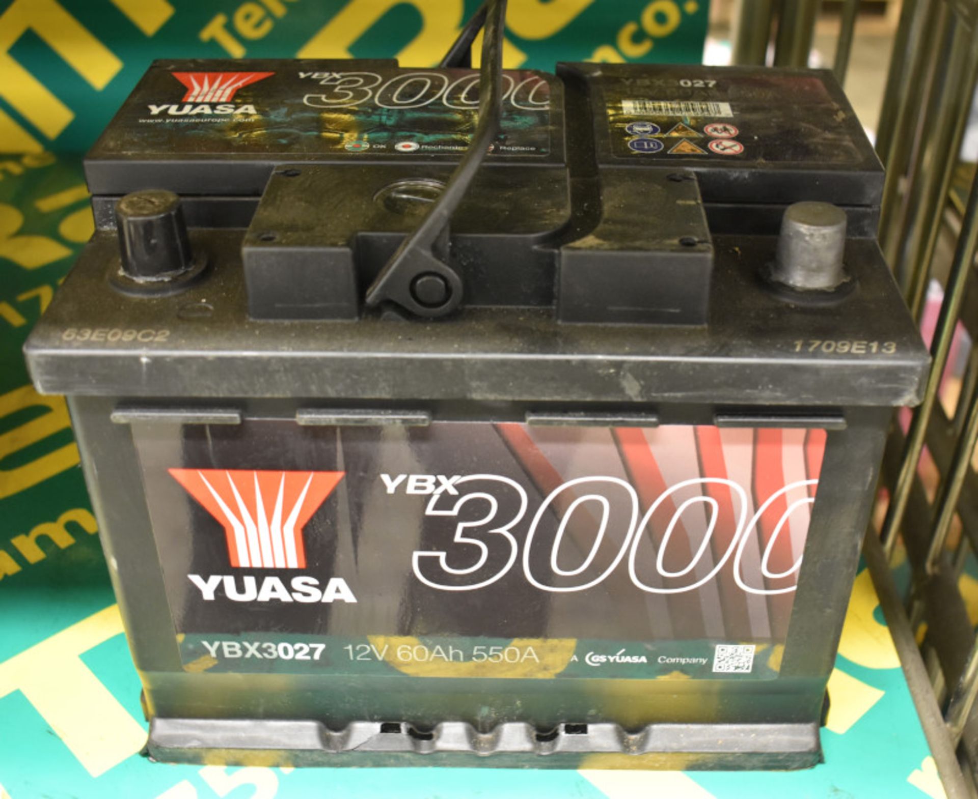 Yuasa YBX3027 12v 60Ah 550A, Yuasa YBX3014 12v 60Ah 450A & Yuasa YBX1012 12v 45Ah 380A Batteries - Image 2 of 4