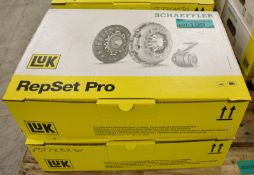 2x LUK Schaeffler Repset Pro Clutch Kits - please see pictures for examples of model numbers