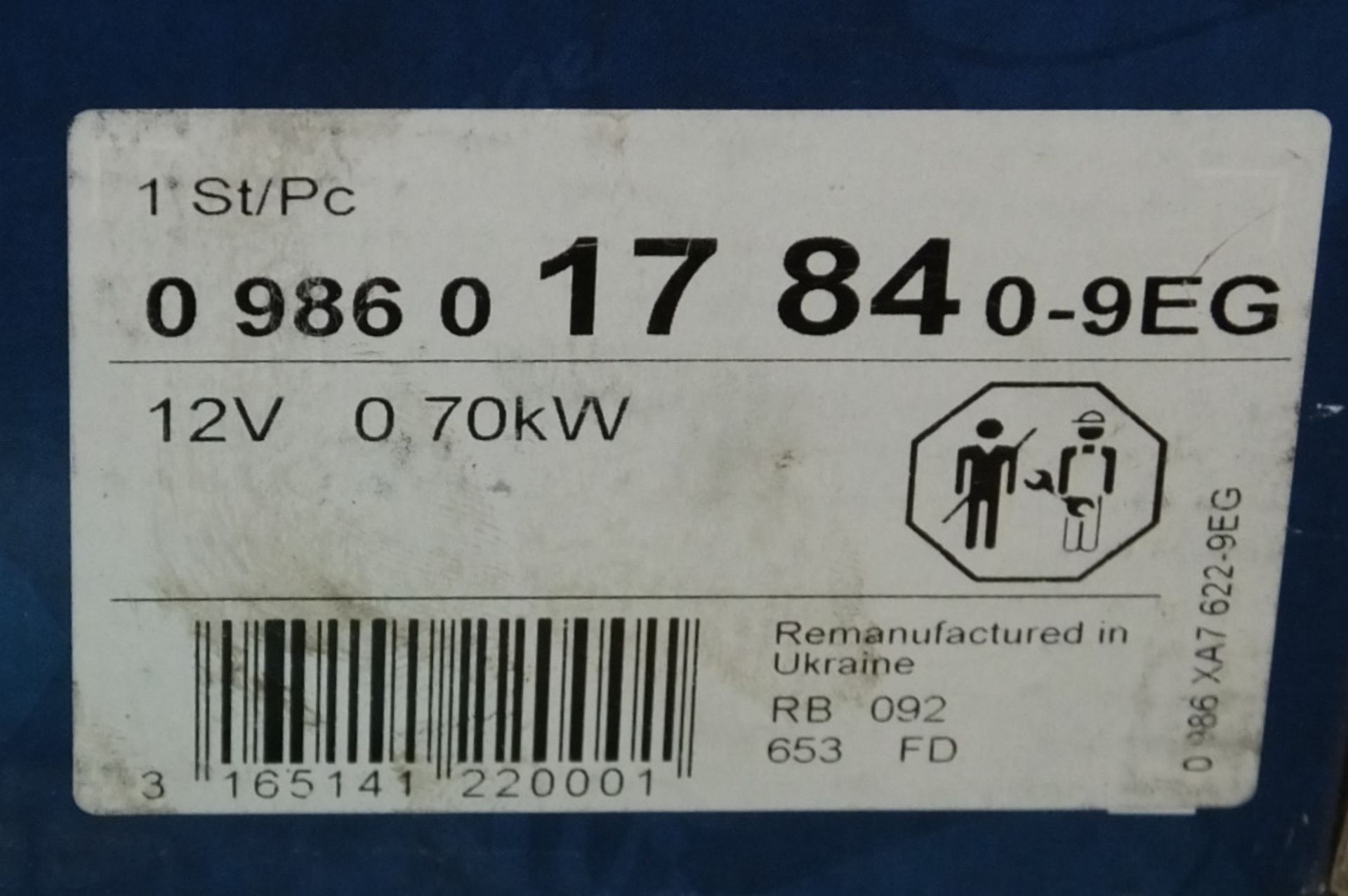 3x Bosch Starter Motors - please see pictures for examples of make and model numbers - Image 3 of 4