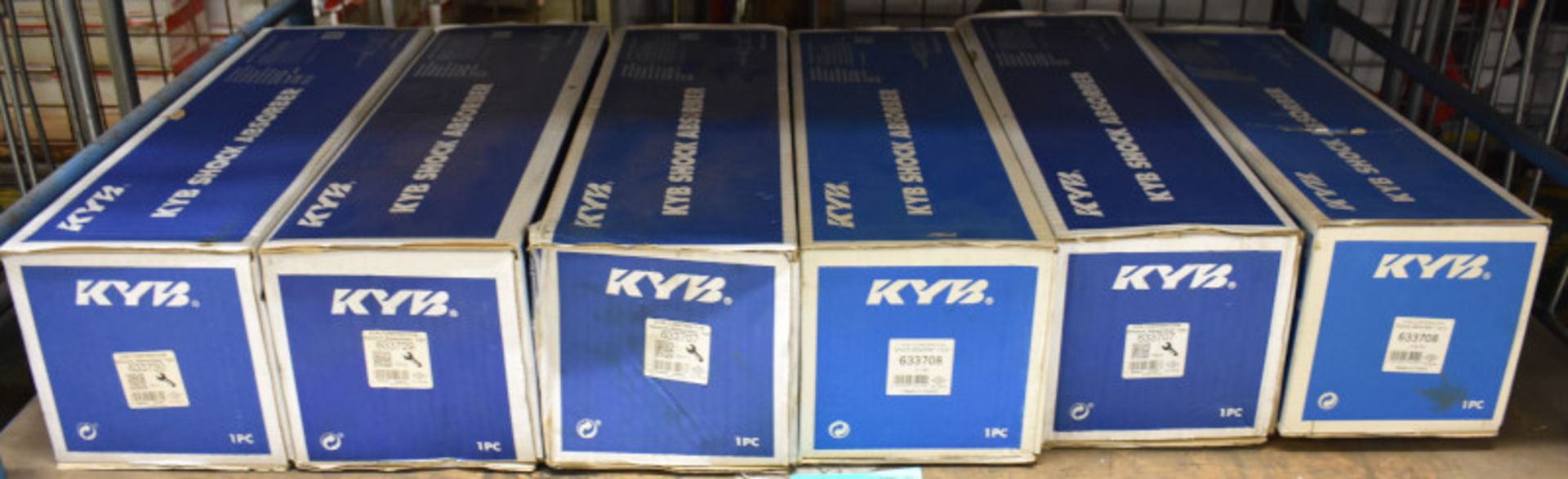 6x KYB Shock Absorbers - please see pictures for examples of make and model numbers