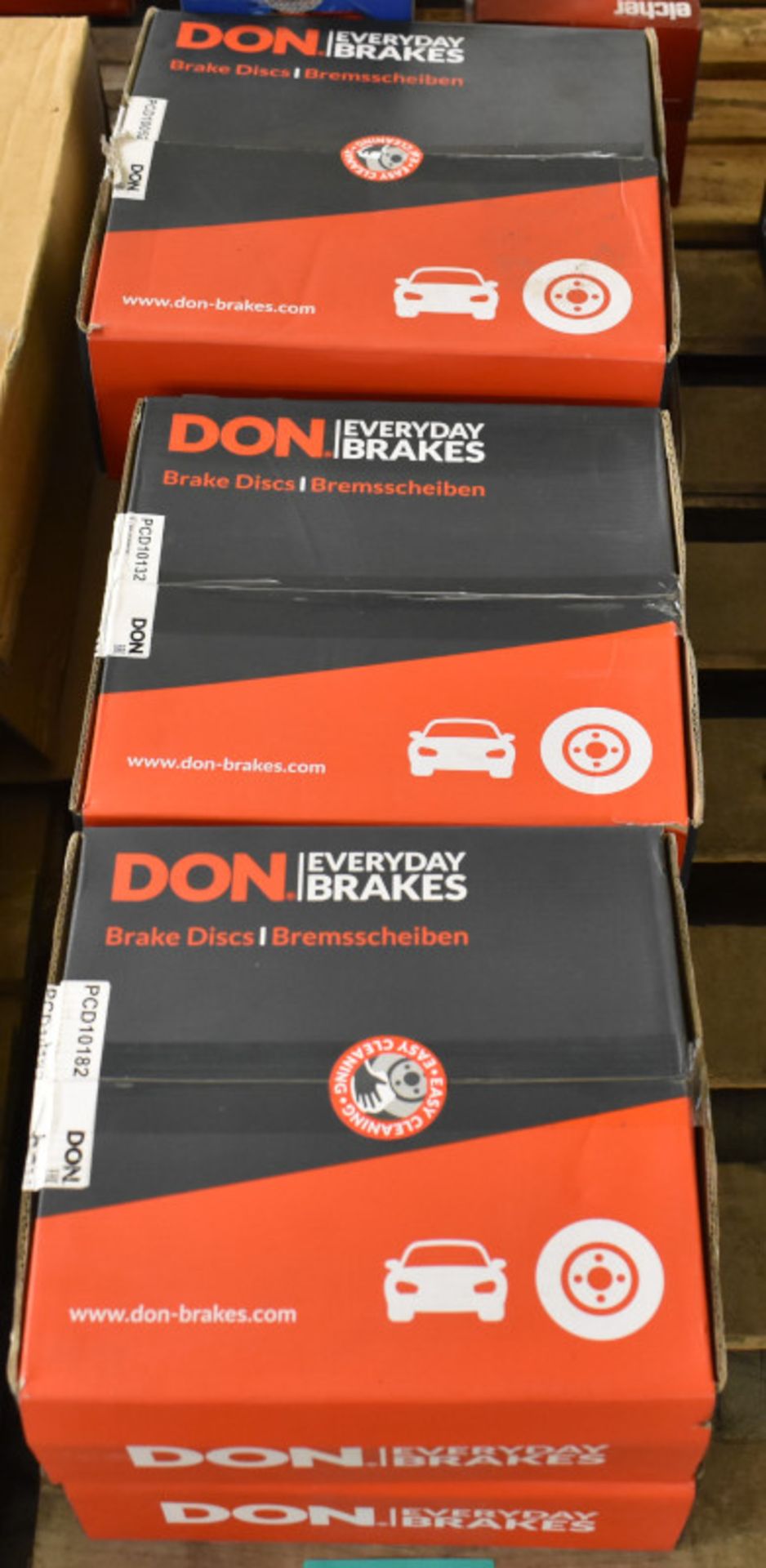 6x Don Brake Disc Sets - please see pictures for examples of make and model numbers