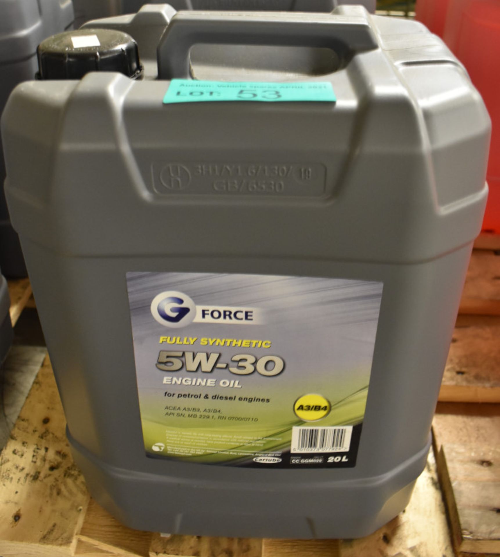 G Force Fully Synthetic 5W-30 Motor Oil - A3/B4 - 20L