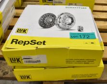 2x LUK Schaeffler Repset Clutches - please see pictures for examples of make and model