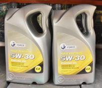 4x G Force Fully Synthetic 5W-30 C2 Engine Oil - 5L