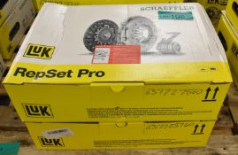 2x LUK Schaeffler Repset Pro Clutch Kits - please see pictures for examples of model numbers