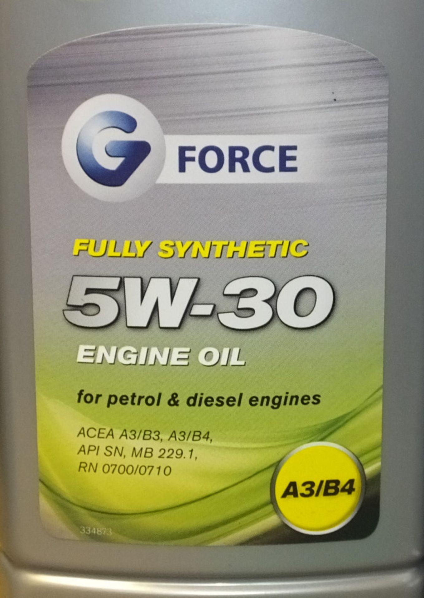 5x G Force Fully Synthetic 5W-30 - A3/B4 Engine Oil - 1L - Image 2 of 2