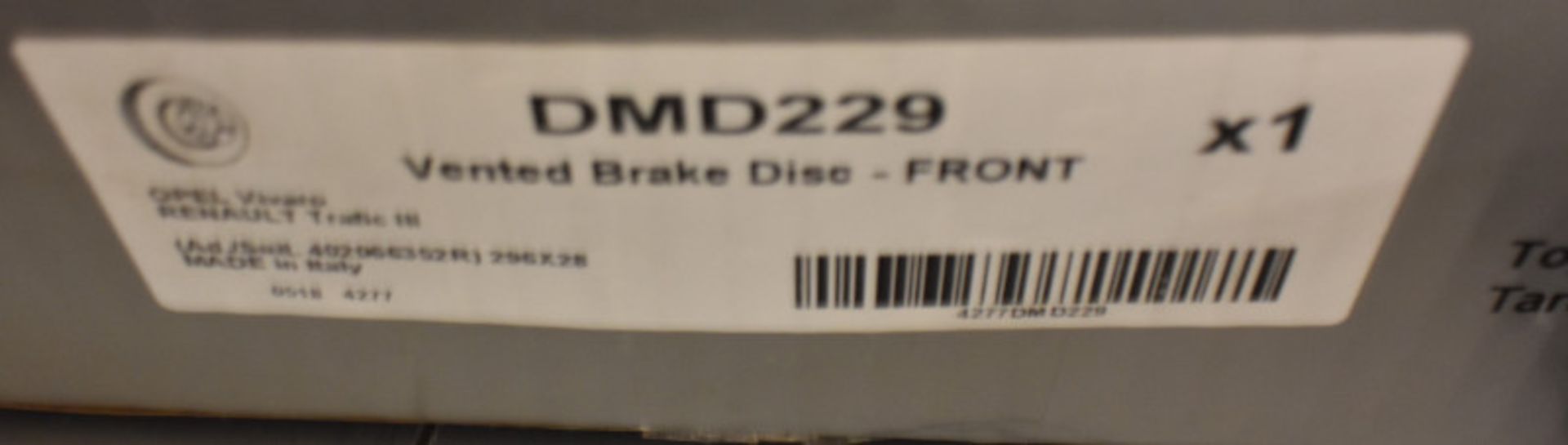 5x Brake Disc Sets - please see pictures for examples of make and model numbers - Image 3 of 4