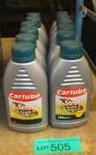 12x Carlube 4-Stroke Garden Machinery Oil - 500ml (6 bottles are SAE30 API SF Specification)