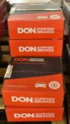 5x Don Brake Disc Sets - please see pictures for examples of make and model numbers