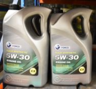 5x G Force Fully Synthetic 5W-30 C3 Engine Oil - 5L