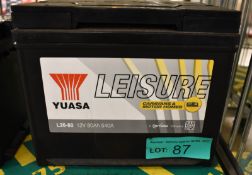 Yuasa L26-80 12v 80Ah 540A Leisure Battery