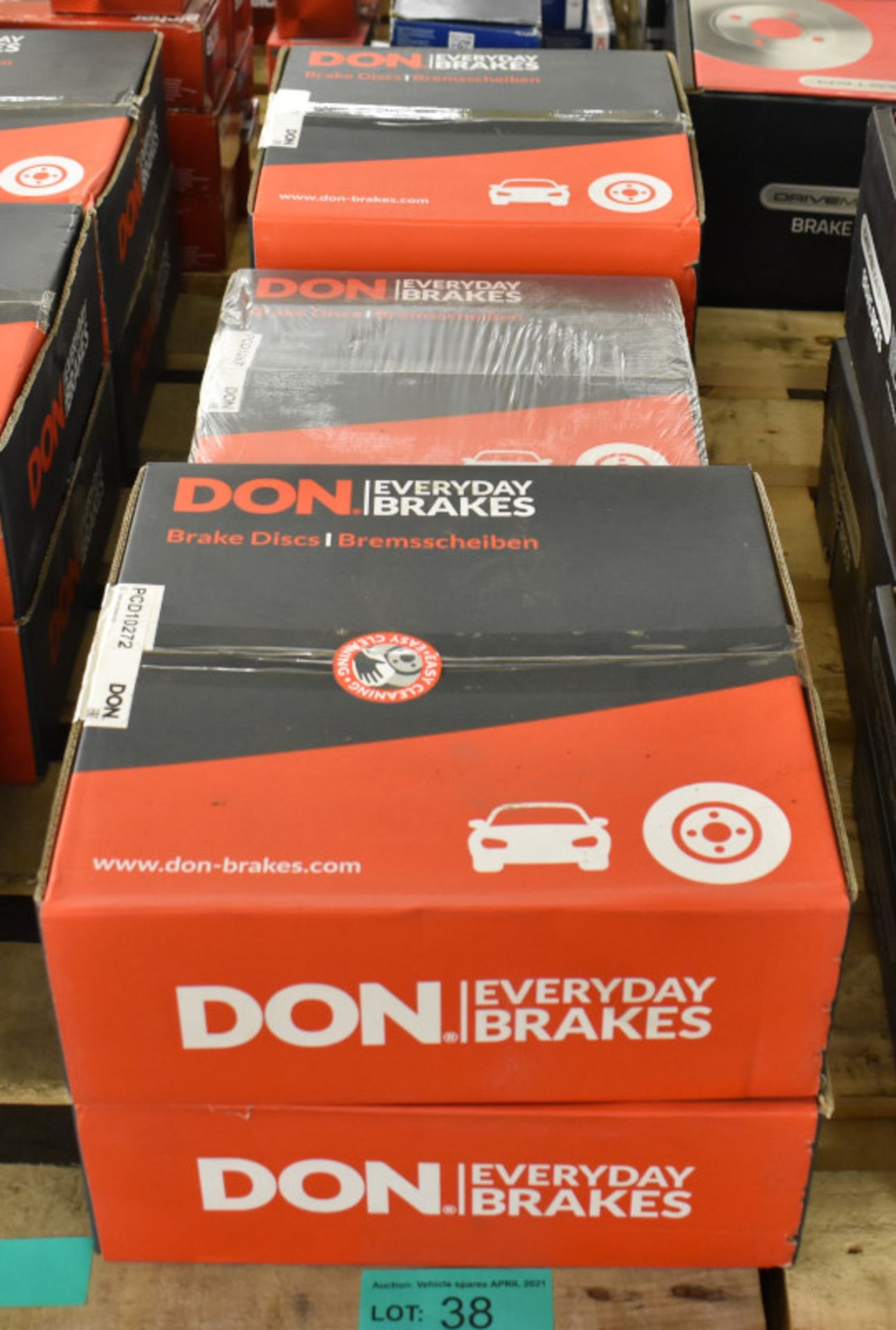 6x Don Brake Disc Sets - please see pictures for examples of make and model numbers