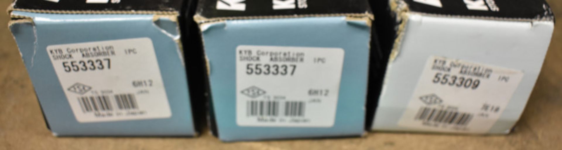 3x KYB Gas Shock Absorbers - please see pictures for examples of make and model numbers - Image 2 of 2