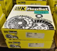 2x LUK Repset Clutch Kits - please see pictures for examples of make and model numbers